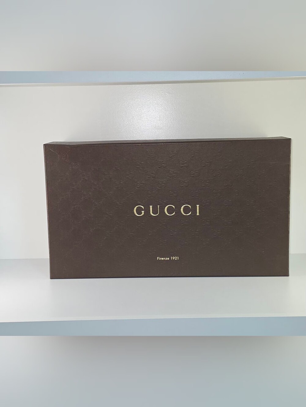 Gucci Brown GG Micro Empty Shoe Box